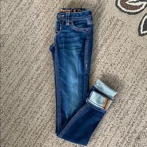 Rock Revival Alivia Skinny Jeans size 25 long